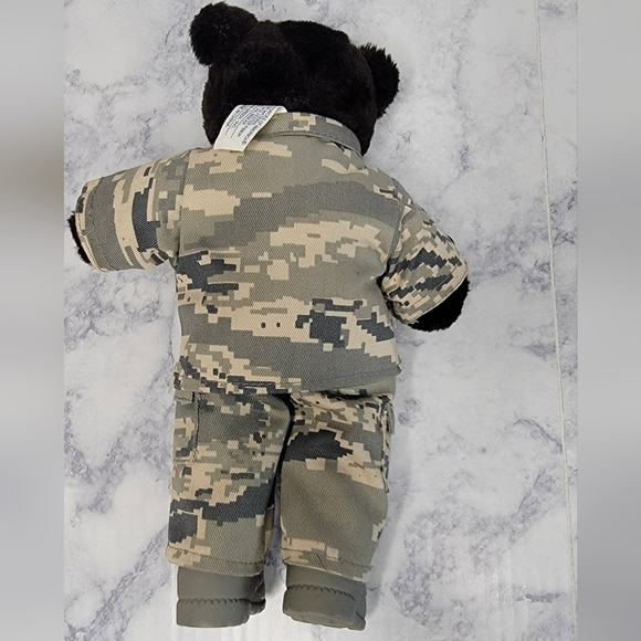 Special Force Army Bear 1989 11" Dark Brown Stuffed Animal - Picture 4 of 5